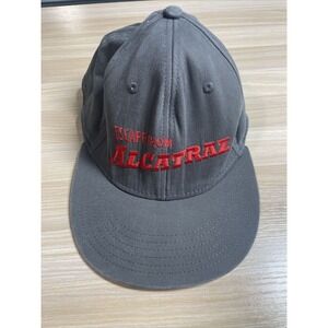 Escape From Alcatraz Grey Flex Fit Hat One Size